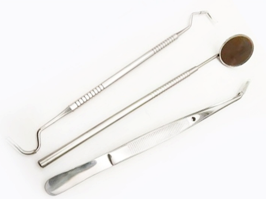 Professionele tandverzorgingsgereedschappen | 3-delige set van roestvrij staal