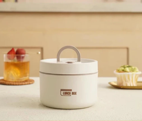 Insulated Stainless Steel Lunch Box Dual Container Set with Thermal Bag - Product detail 7