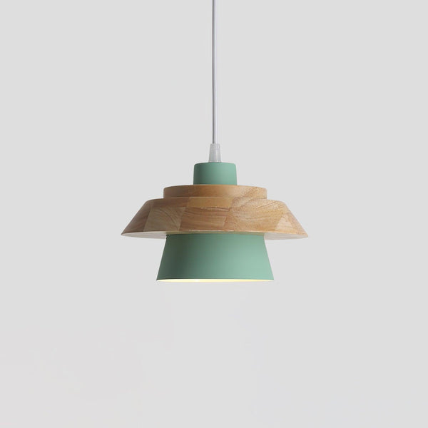 Modern Pendant Light Wood Glass Shade Design - Product detail 19