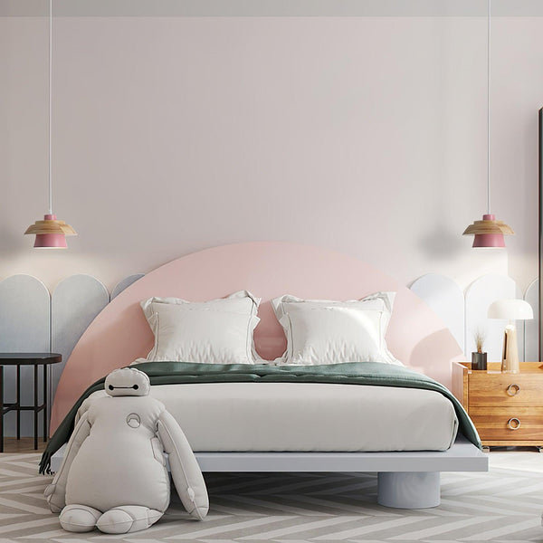 Modern Pendant Light Wood Glass Shade Design - Product example