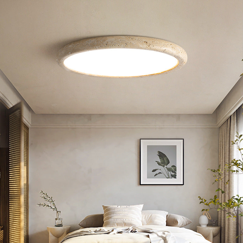 Natural Stone Ceiling Light Travertine LED Panel Design - Product detail 4