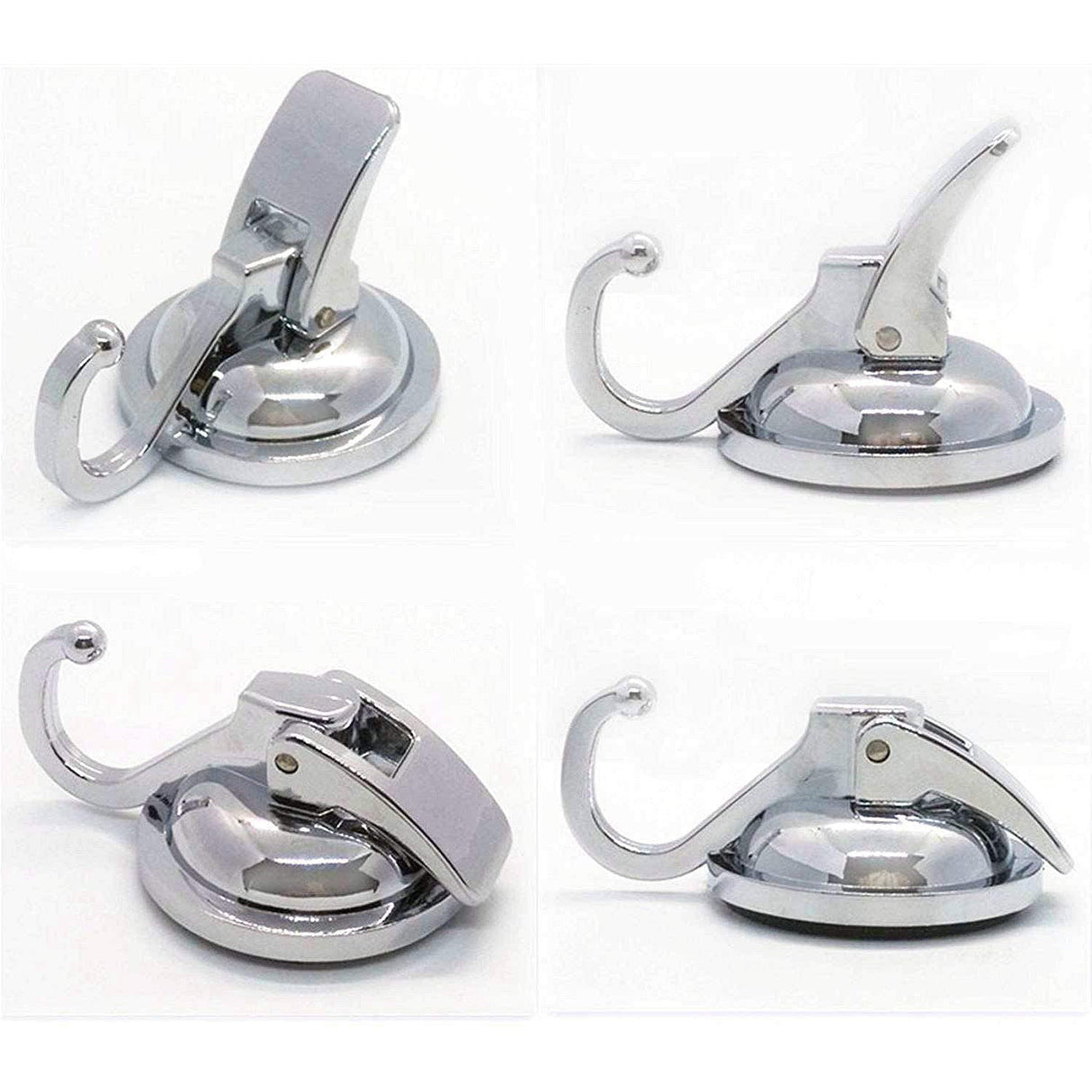 Heavy Duty Vacuum Suction Hooks Stainless Steel Wall Mount Set - Detailed view
