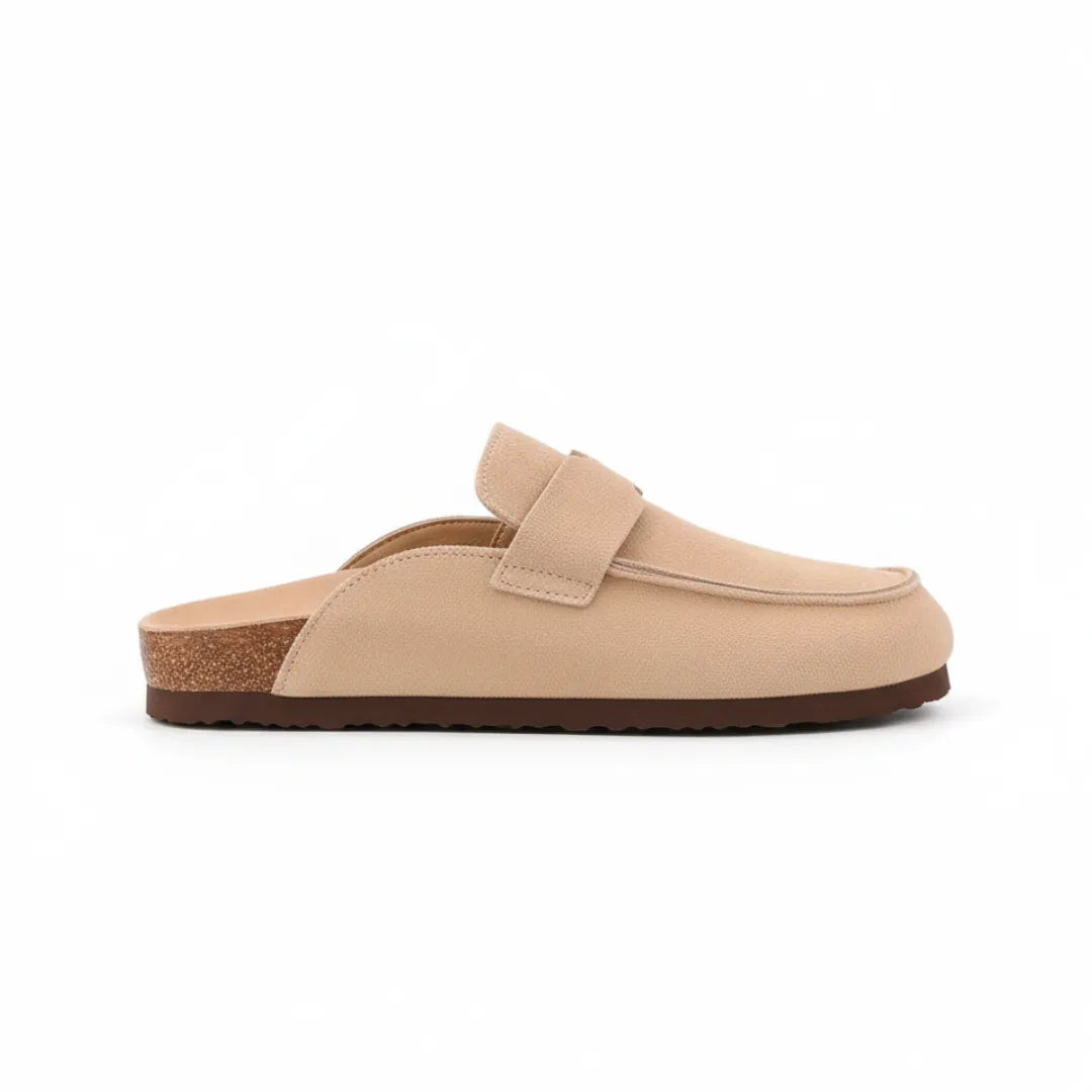 Womens Suede Clogs Cork Sole Slip-On Mules - Product detail 8