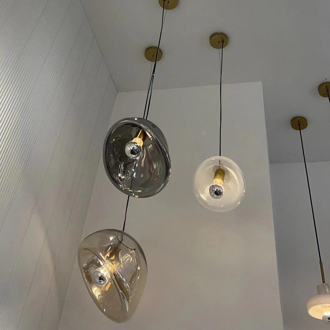 Modern Glass Pendant Light Water Drop Design - Product detail 5