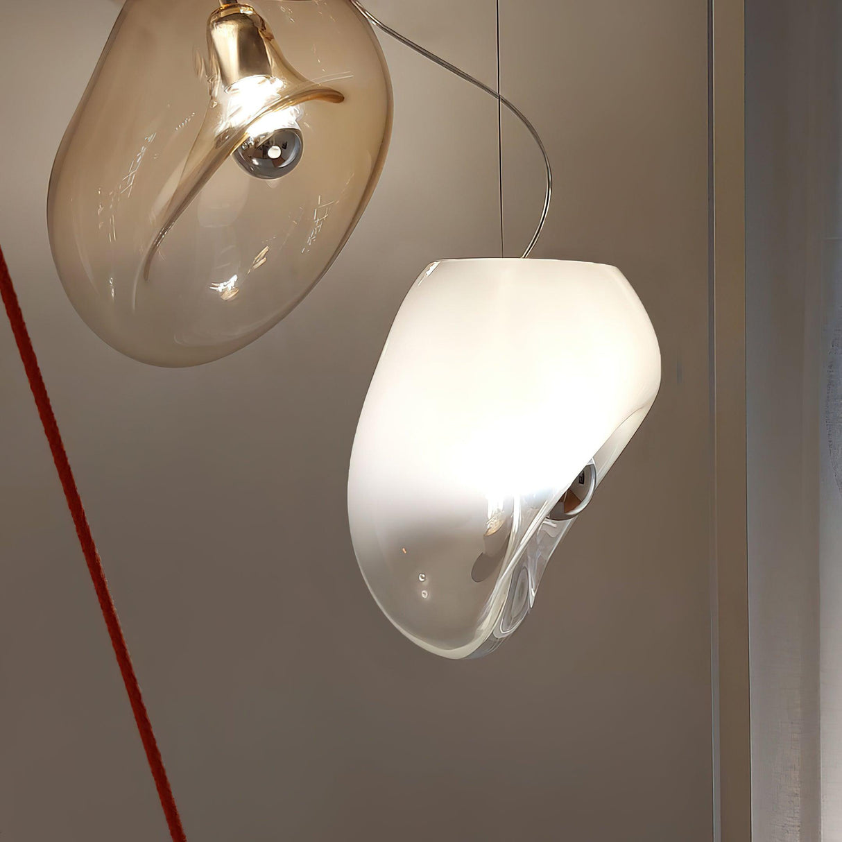 Modern Glass Pendant Light Water Drop Design - Product detail 7