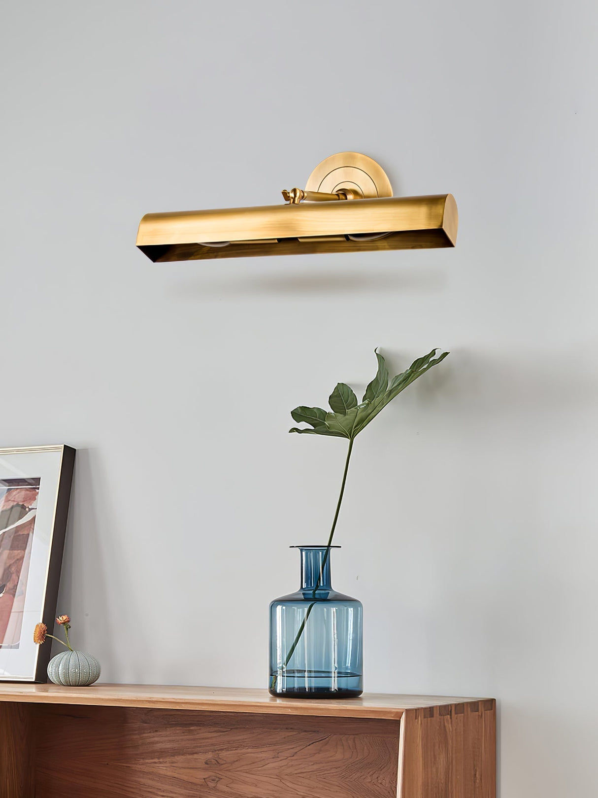Modern Gold Wall Lamp Linear Brass Finish - Product detail 6