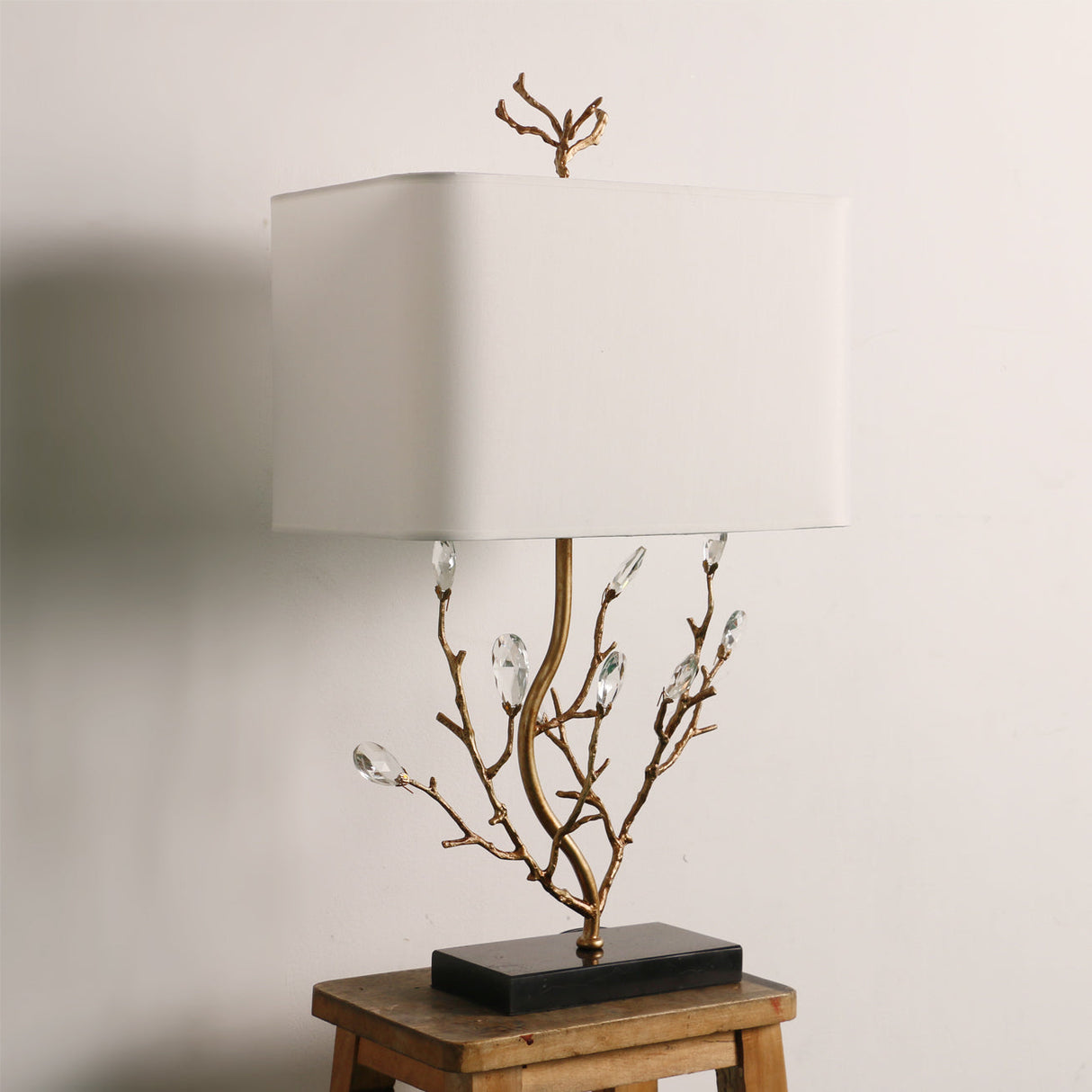 Botanical Table Lamp Brass Branch Design - Product detail 7