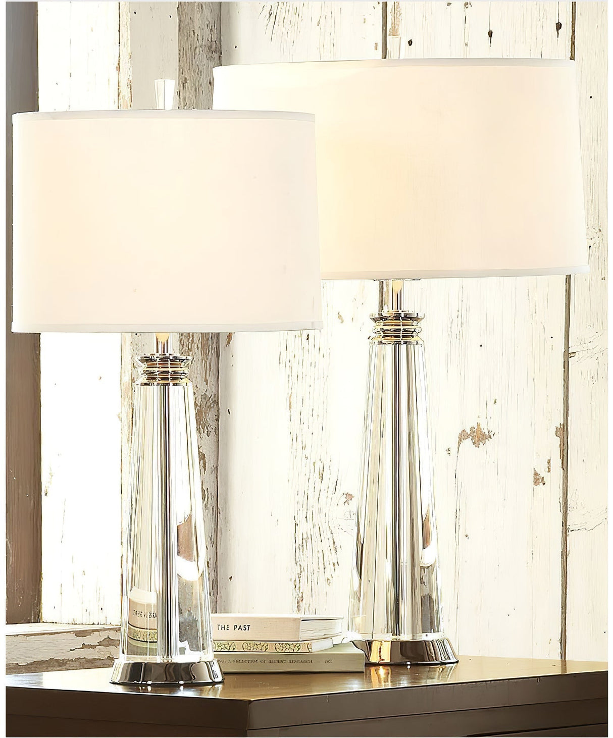 Crystal Table Lamp Tapered Column Design - Product detail 8