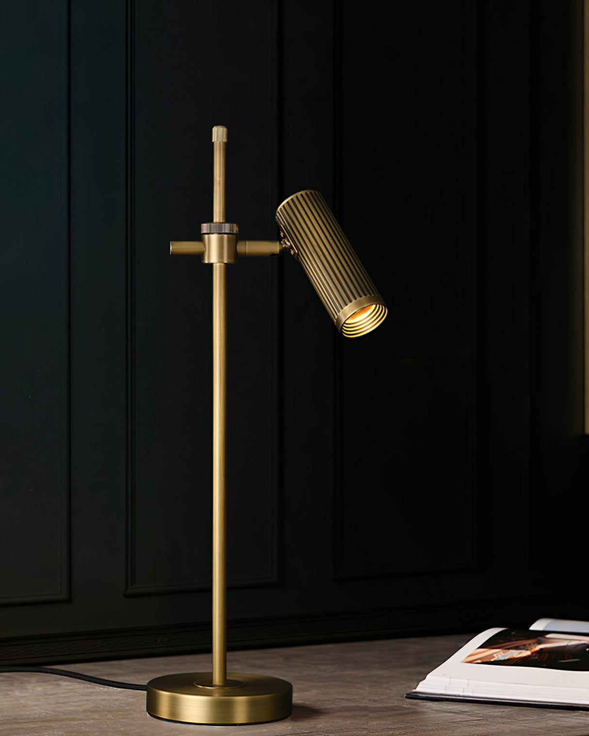 Modern Brass Task Lamp Adjustable Spotlight Design - Product detail 9