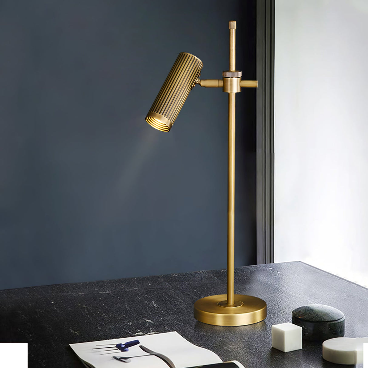Modern Brass Task Lamp Adjustable Spotlight Design - Product detail 7
