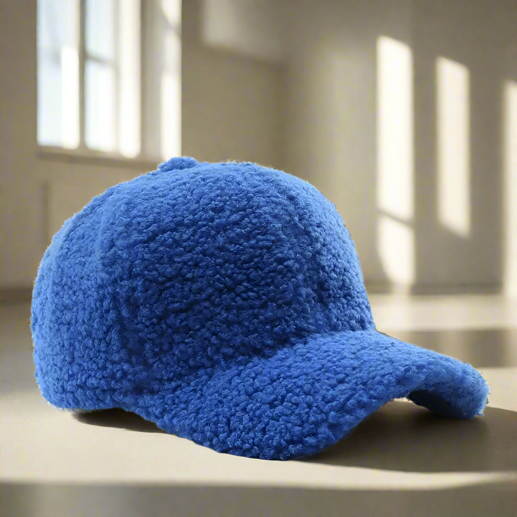 Teddy Fleece Baseball Cap Soft Sherpa Winter Hat - Product detail 12