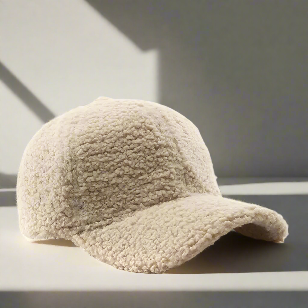 Teddy Fleece Baseball Cap Soft Sherpa Winter Hat - Product detail 15
