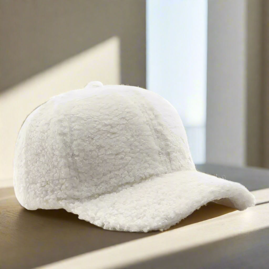 Teddy Fleece Baseball Cap Soft Sherpa Winter Hat - Product detail 7
