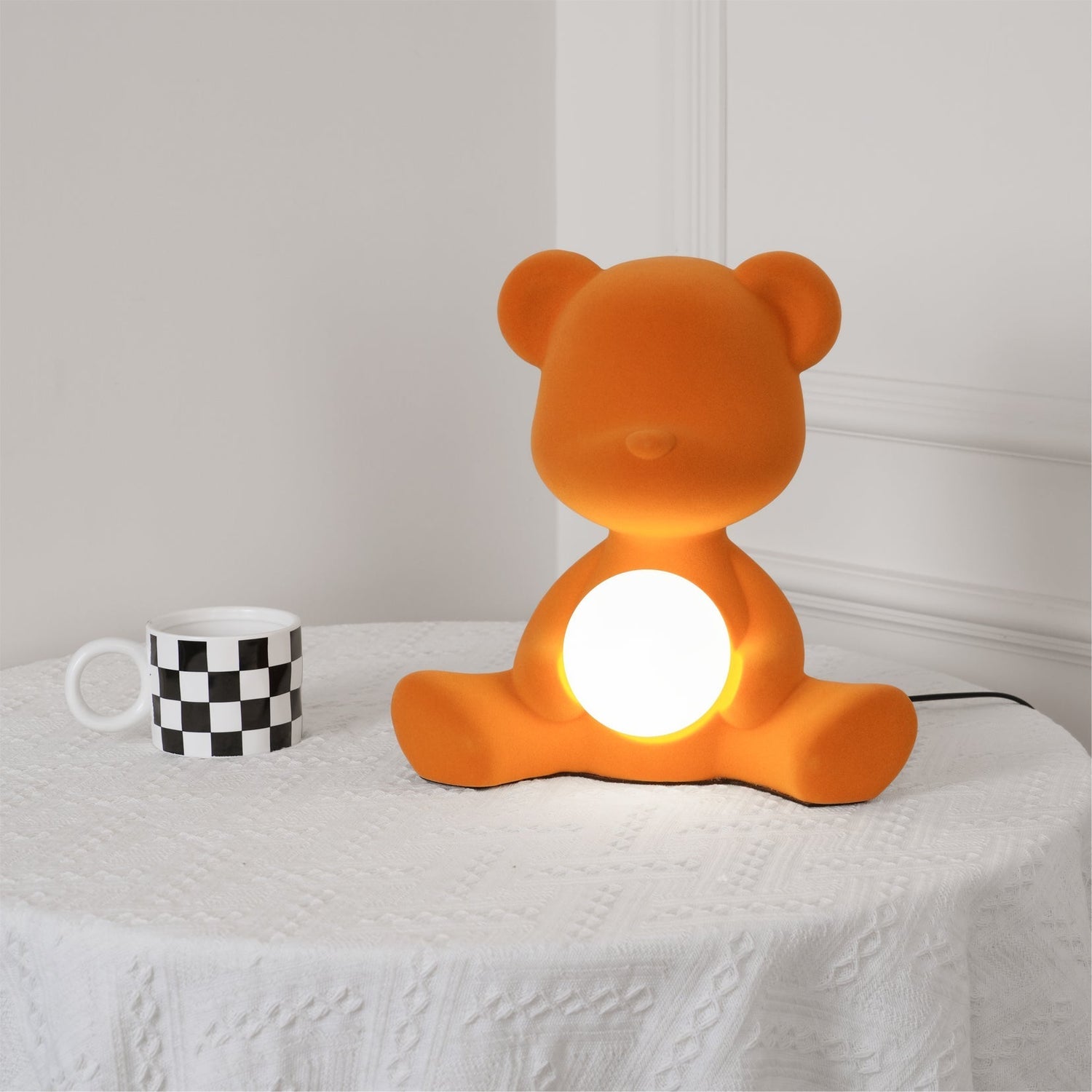 Teddy Bear Table Lamp  Soft Velvet LED Night Light - Product detail 13