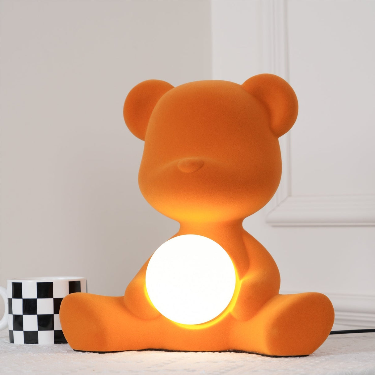 Teddy Bear Table Lamp  Soft Velvet LED Night Light - Product detail 10