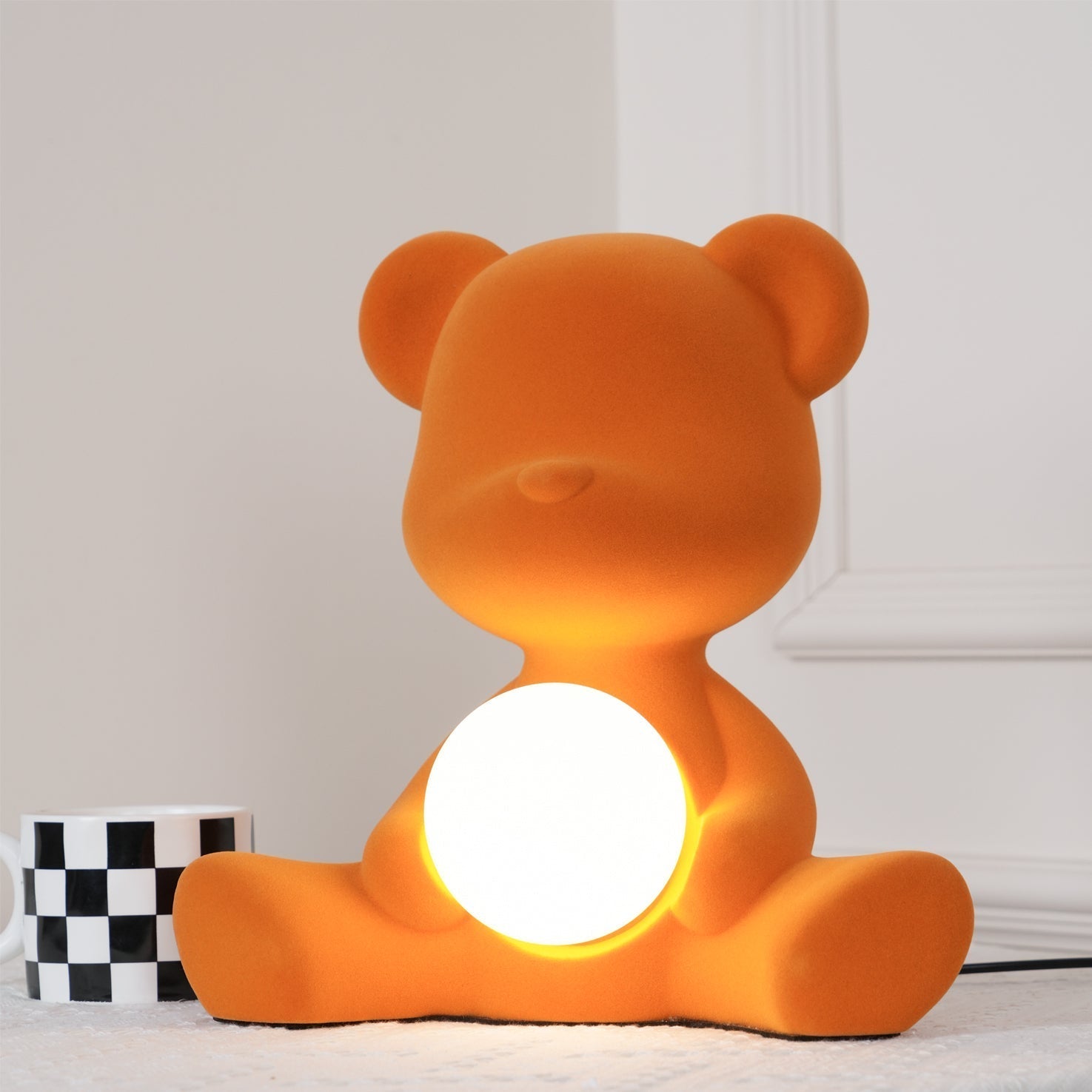 Teddy Bear Table Lamp  Soft Velvet LED Night Light - Product detail 10