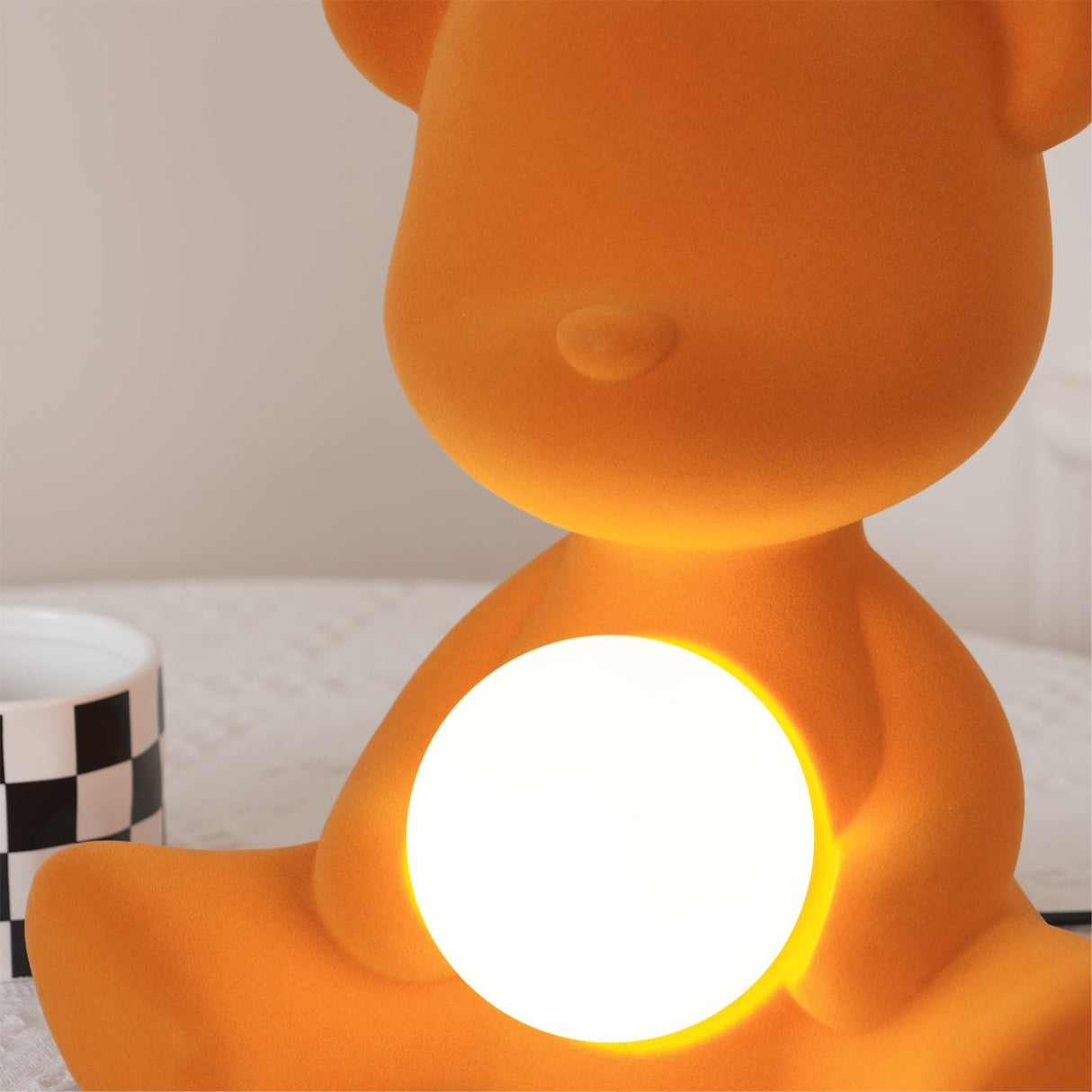 Teddy Bear Table Lamp  Soft Velvet LED Night Light - Product detail 11
