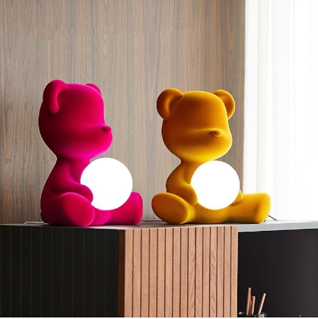 Teddy Bear Table Lamp  Soft Velvet LED Night Light - Product detail 22