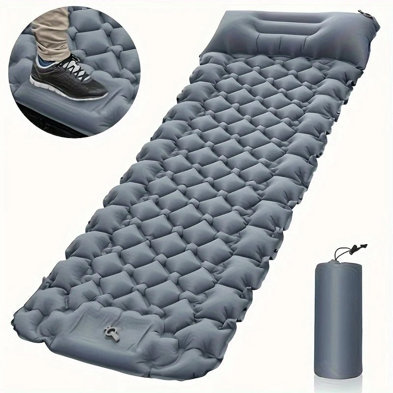 Camping Sleeping Pad Inflatable Air Mattress with Built-in Pump - Product detail 5