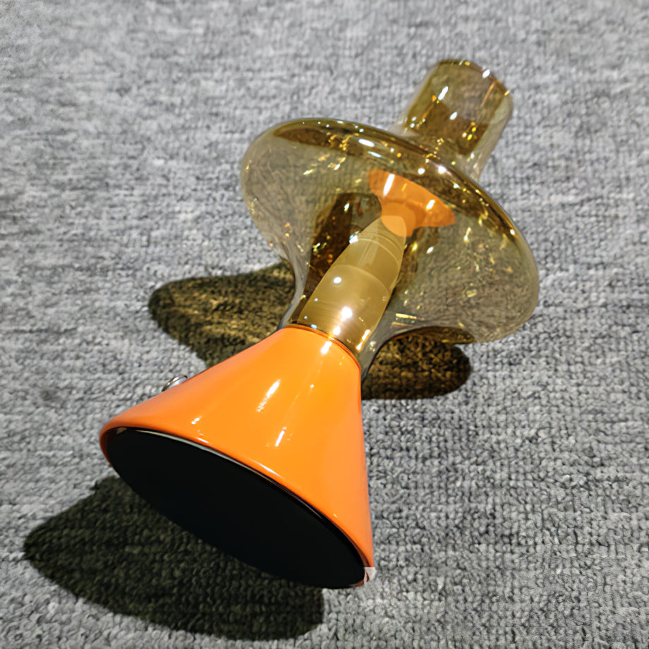 Vintage Table Lamp Glass Hourglass Design - Product detail 28