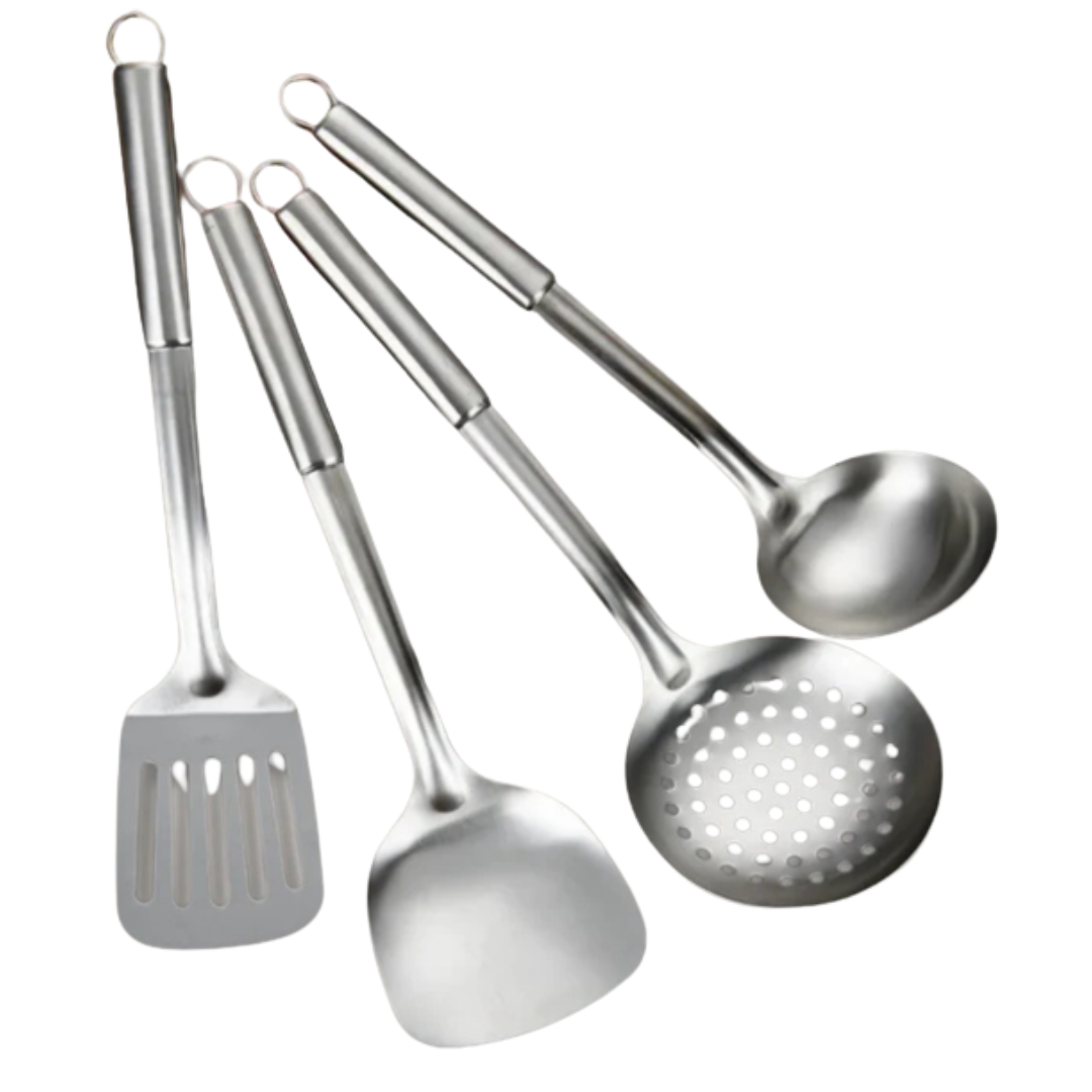 Titanium Cookware Set PFAS-Free Hammered Pan with Utensils Bundle - Product example