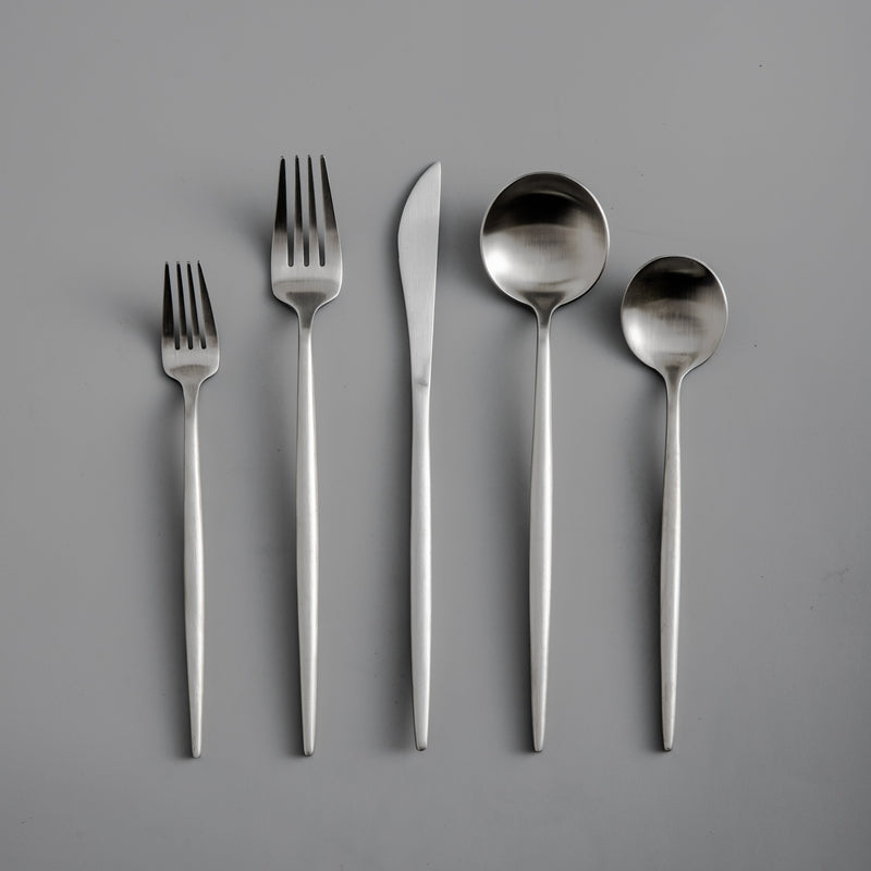 Gold Cutlery Set Minimalist 20-Piece Stainless Steel Collection - Product detail 12
