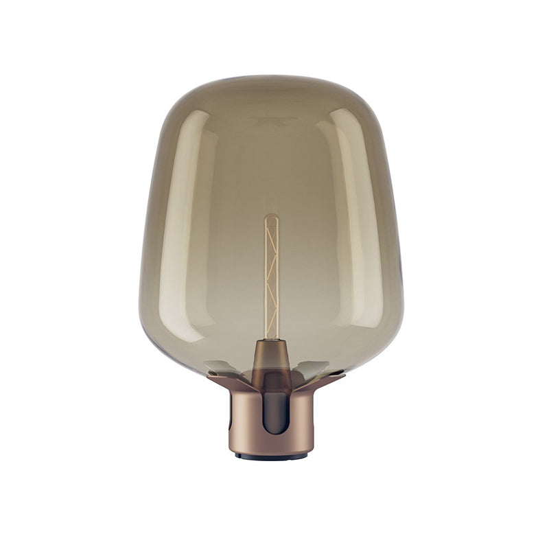 Modern Glass Table Lamp Smoke Dome LED Design - Product detail 11