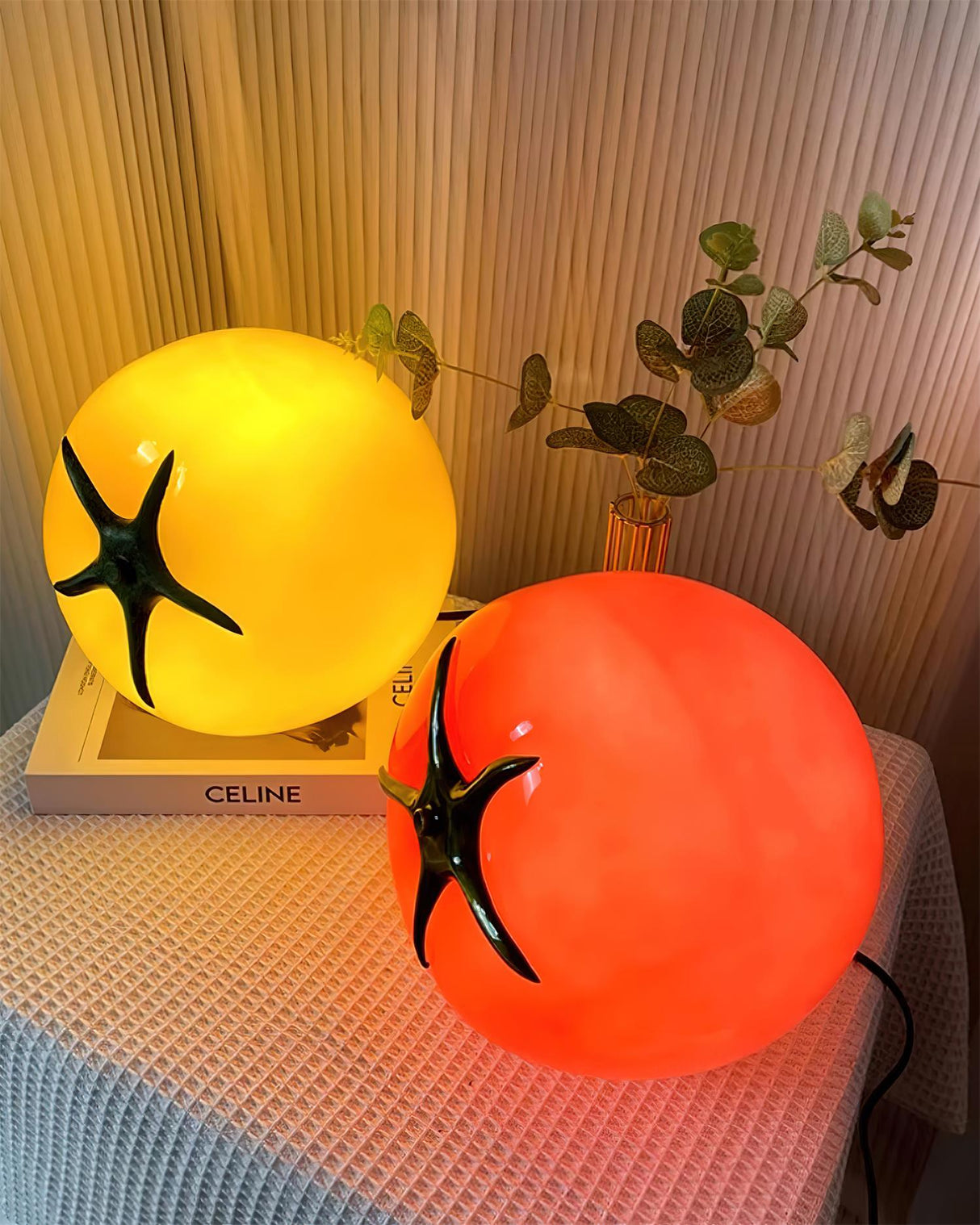 Glass Table Lamp Tomato Inspired Design - Product detail 10