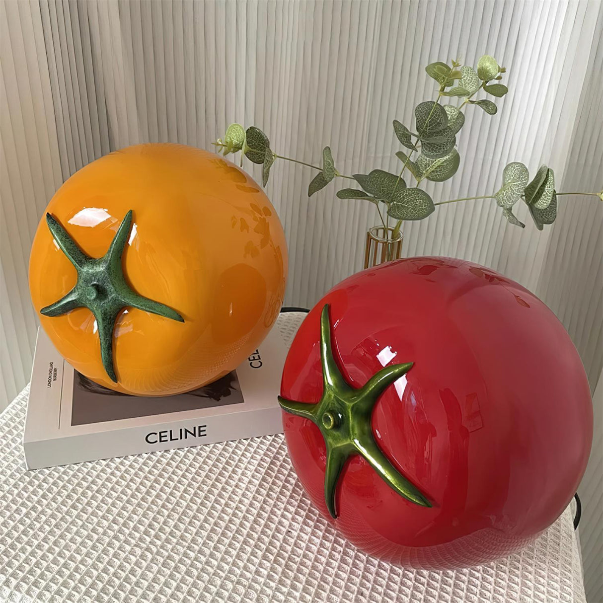 Glass Table Lamp Tomato Inspired Design - Product detail 11