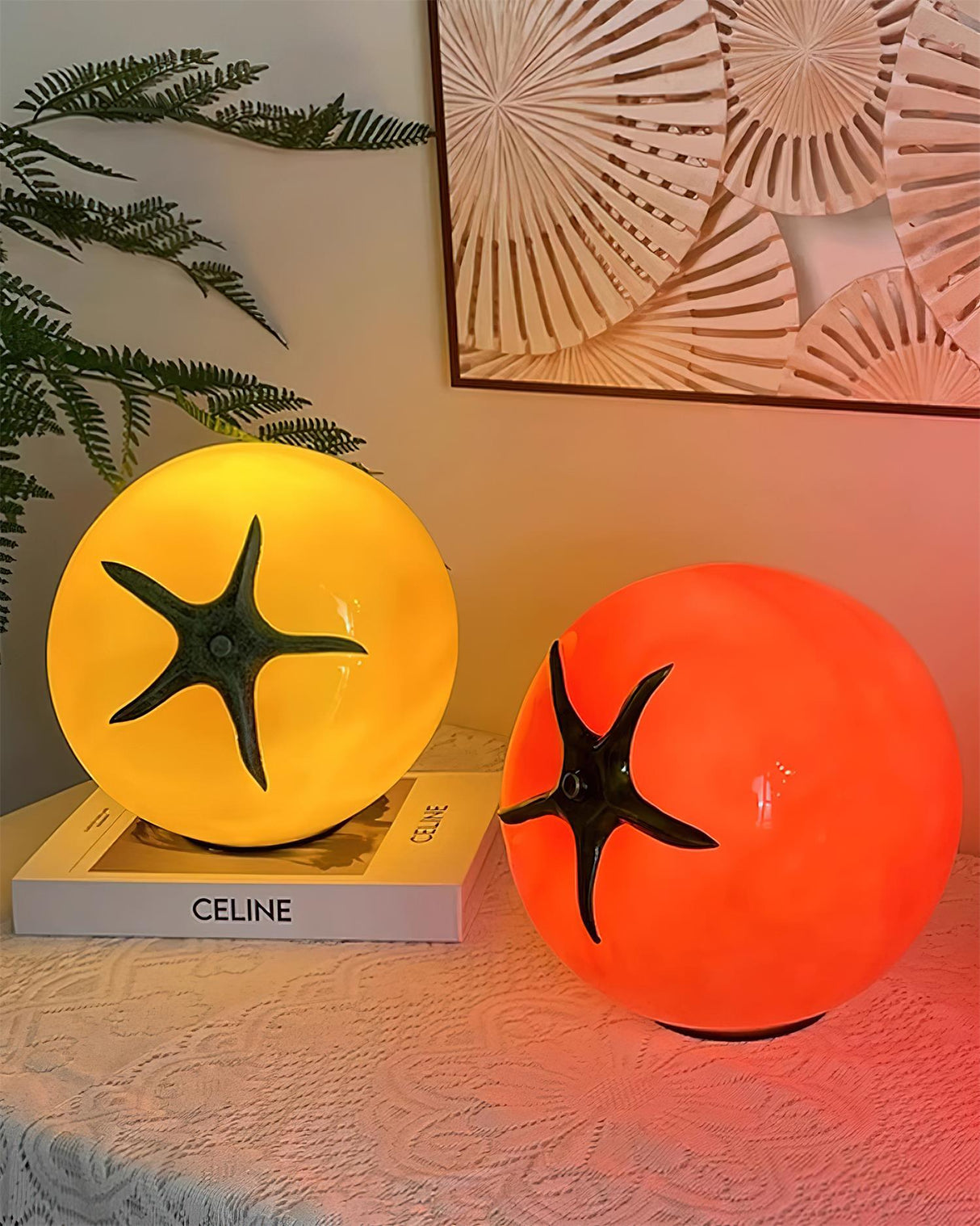 Glass Table Lamp Tomato Inspired Design - Product detail 12