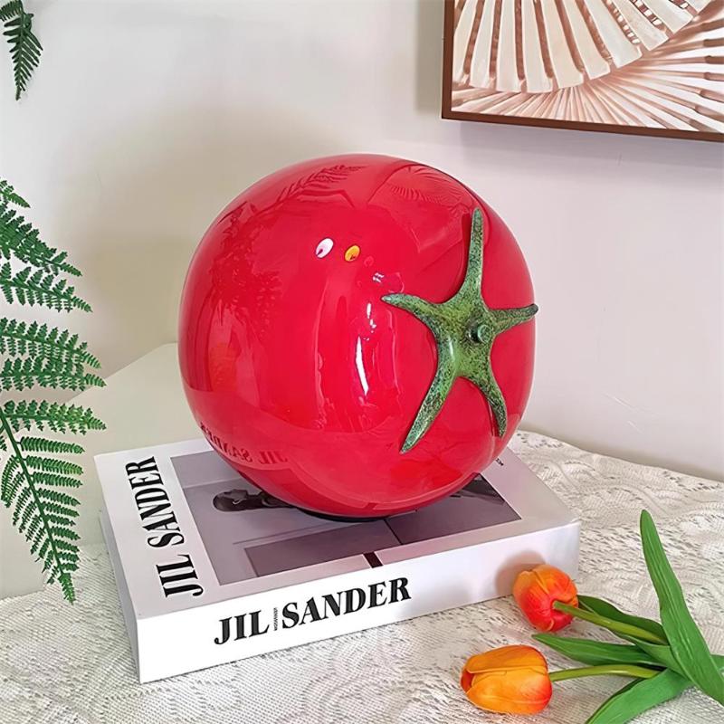 Glass Table Lamp Tomato Inspired Design - Product detail 15