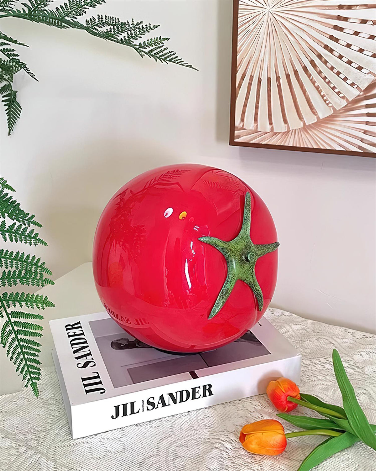 Glass Table Lamp Tomato Inspired Design - Product detail 7
