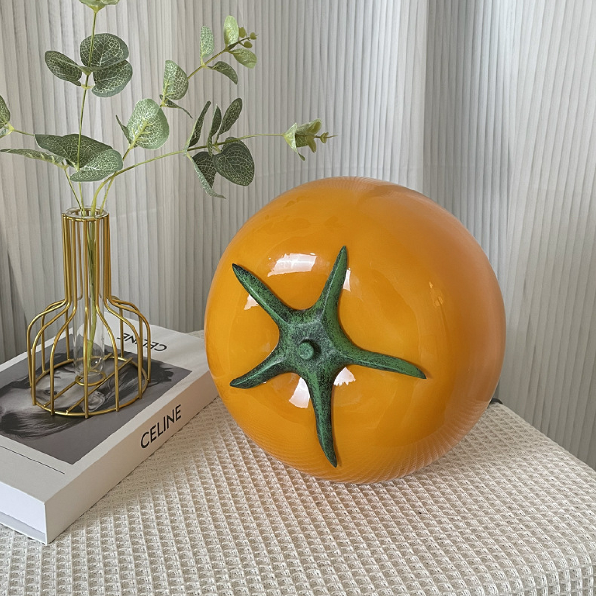 Tomato Table Lamp Modern Food-Inspired LED Design - Product detail 5
