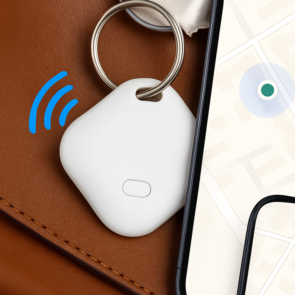 Bluetooth Key Finder Smart Tracking Device with Apple Find My - Product showcase