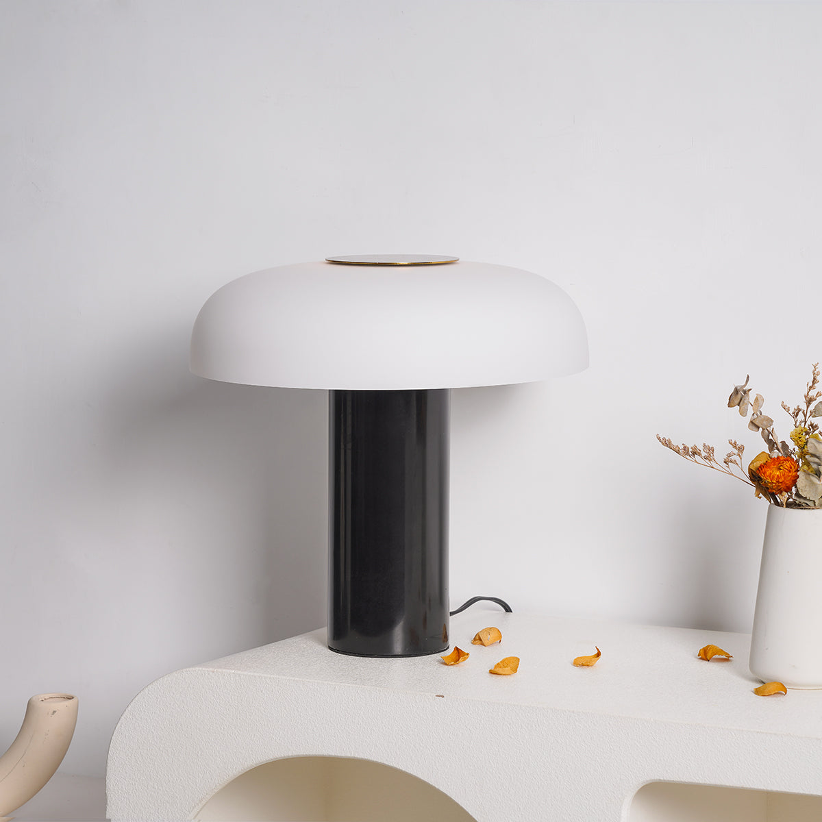 Modern Table Lamp Black Marble Glass Design - Product detail 12