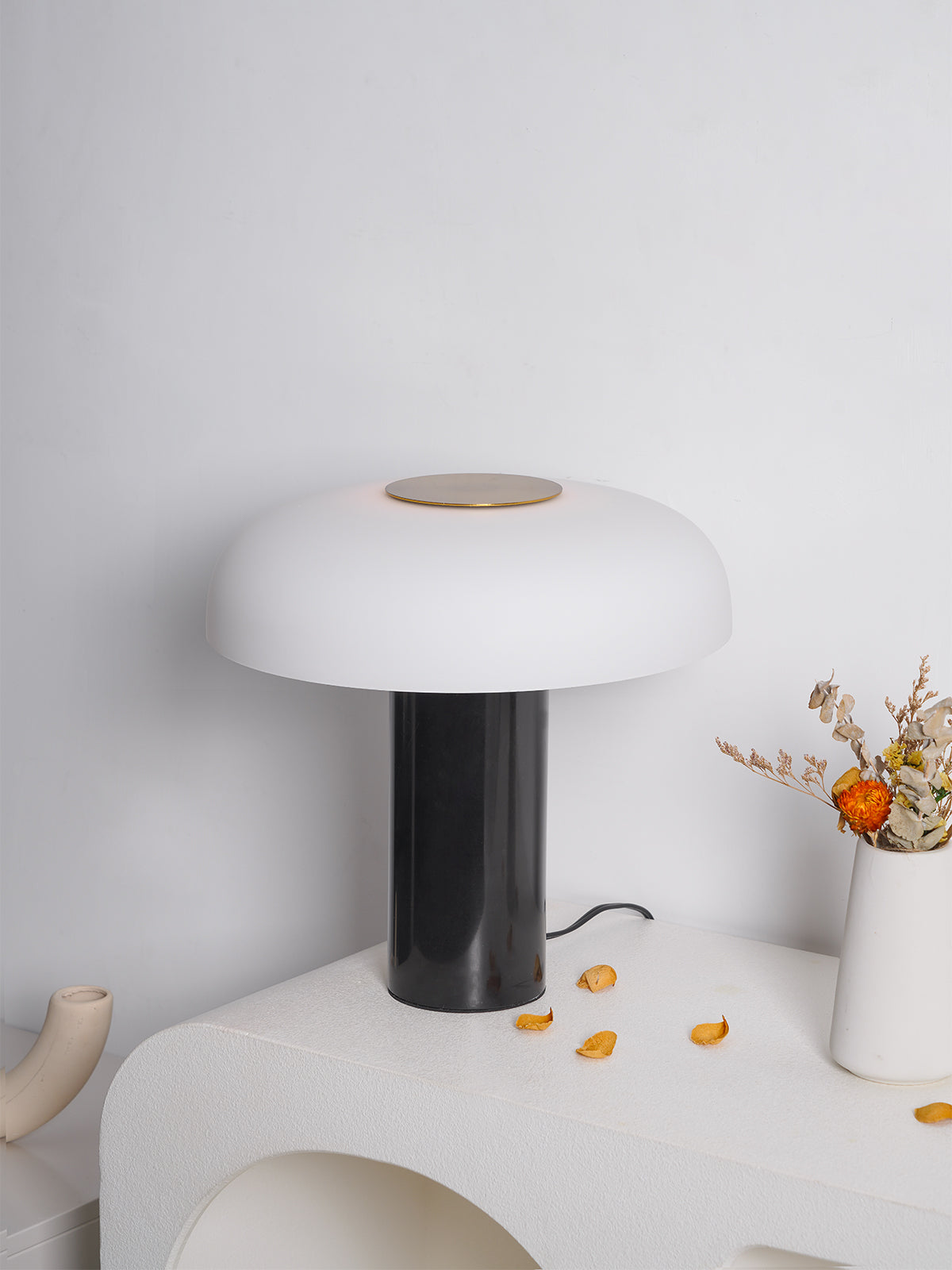 Modern Table Lamp Black Marble Glass Design - Product detail 14