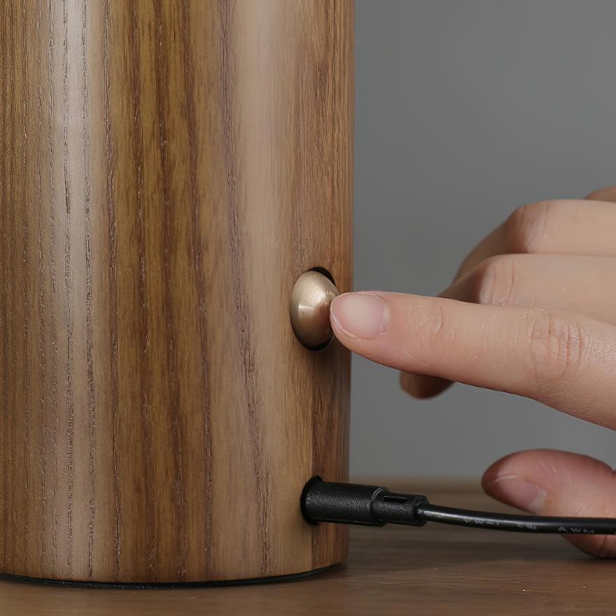 Minimalist Table Lamp Natural Wood Arch Design - Product detail 5