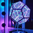 Geometric LED Lamp  Multi-Color Infinity Pattern - Product showcase