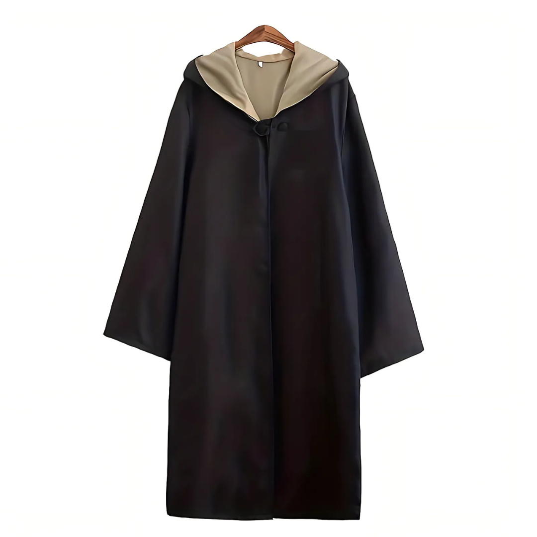 Hooded Halloween Robe  Reversible Brown and Red Design - Product detail 7