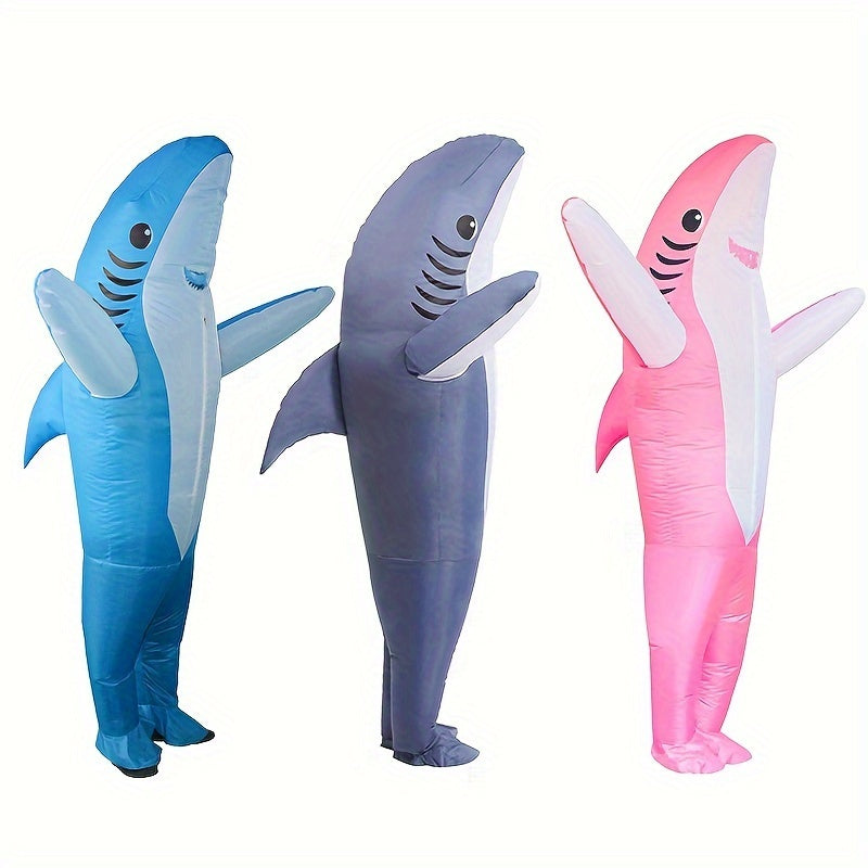 Inflatable Shark Costume Adult Unisex Full Body Suit - Product detail 7