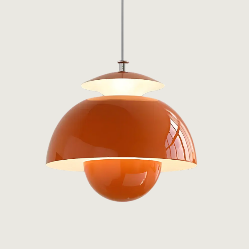 Scandinavian Pendant Light  Retro Dome Design - Product showcase