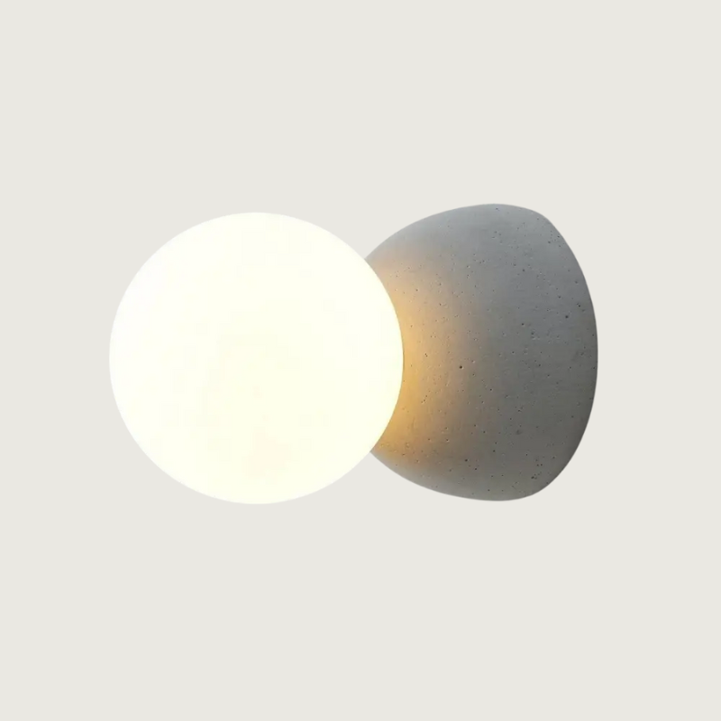 Modern Wall Light Minimalist Globe Sconce Design - Product showcase