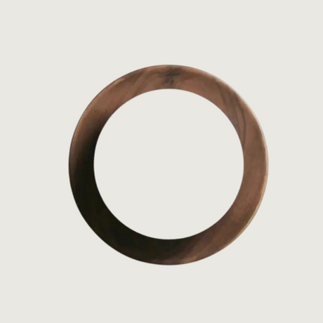 Modern Wall Light  Scandinavian Wood Ring Design - Product showcase