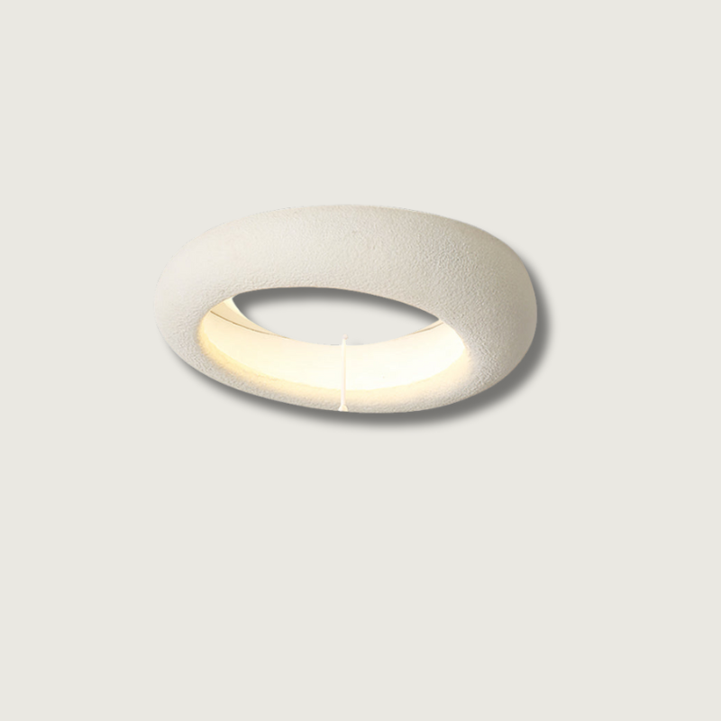 Modern Ceiling Light Sculptural Ring Design - Product showcase