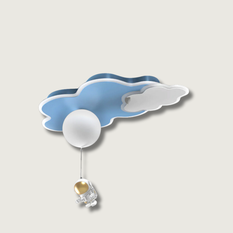 Cloud Ceiling Light Astronaut Balloon Design - Product showcase