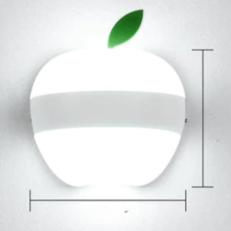 Modern Outdoor Wall Light  Apple-Shaped LED Design - Product detail 6
