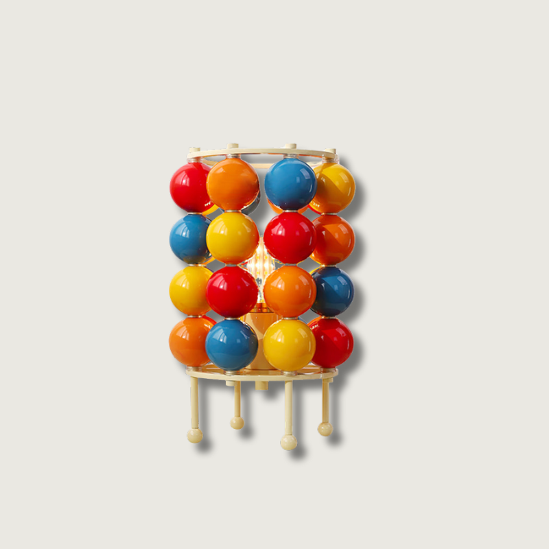 Modern Sphere Table Lamp Colorful Ball Design - Product showcase
