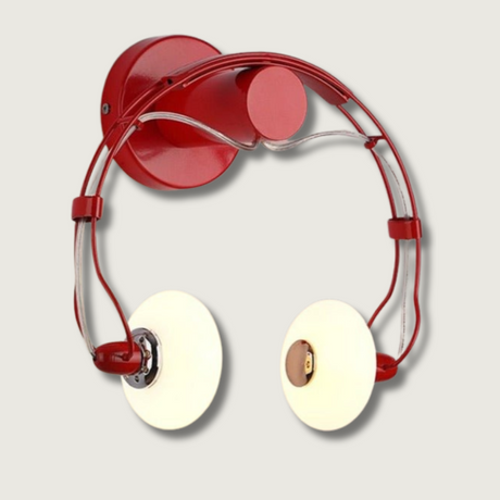 Modern Wall Sconce  Musical Headphone Design - Product showcase