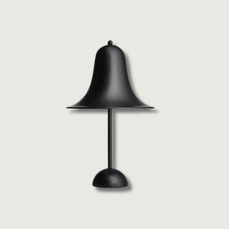 Modern Table Lamp Bell Shape Metal Design - Product showcase