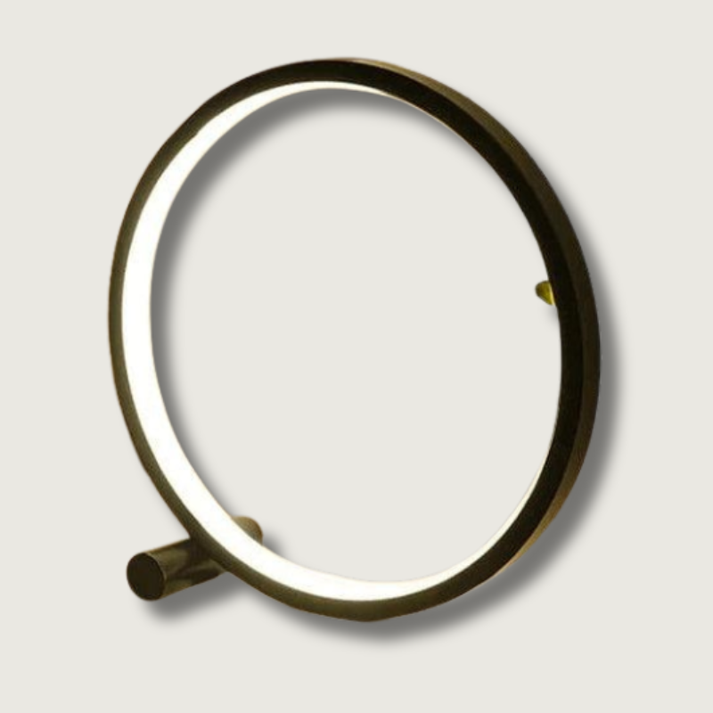 Modern Circle Table Lamp LED Halo Design - Product showcase